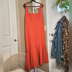ANTHROPOLOGIE Ariana Square Neck Party Dress, wm XL, NWT